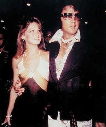 Sheila Marie Ryan with her ex-boyfriend Elvis Presley